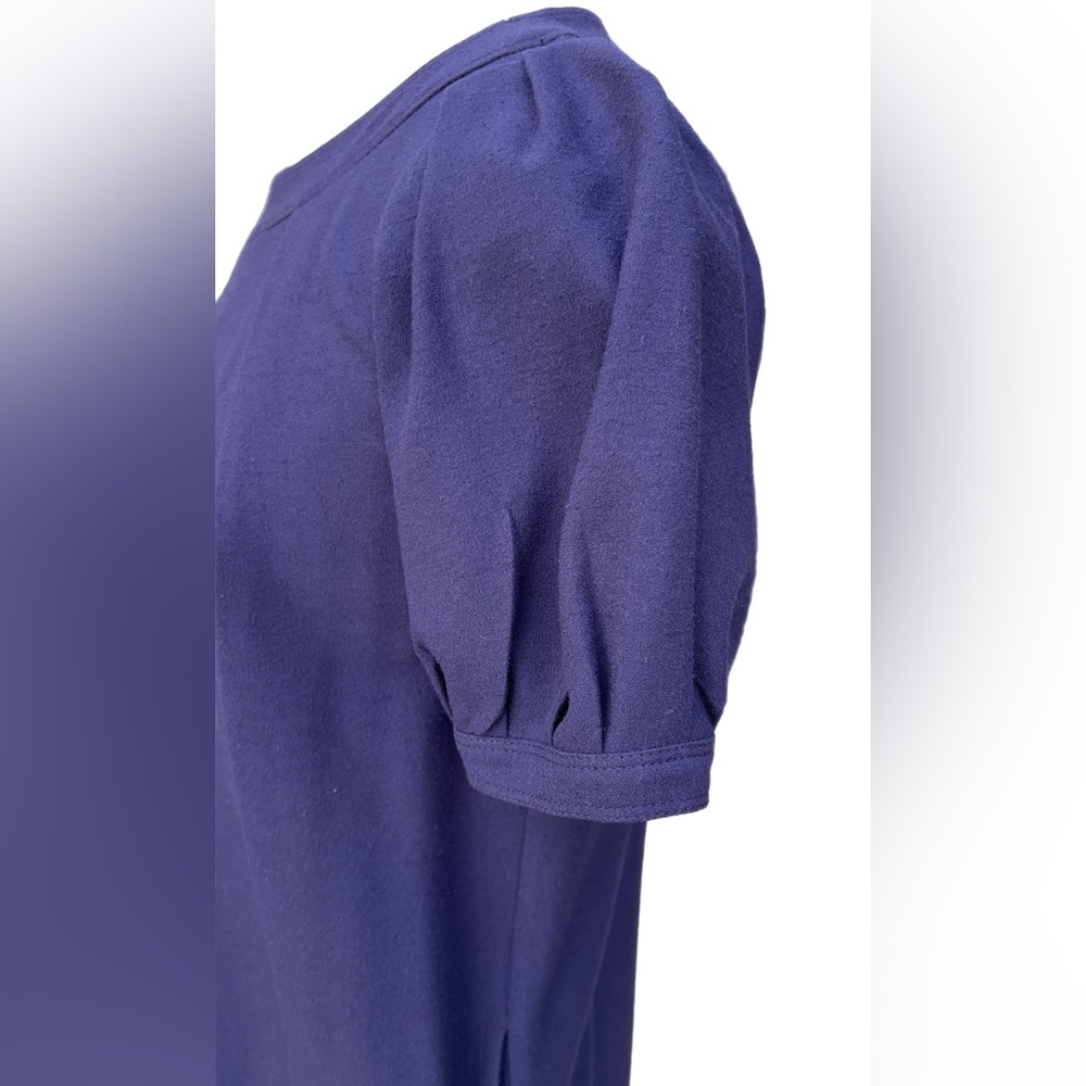 Theory Purple Becca Dress Size P Excellent Condition Pleated Cute - Picture 2 of 7